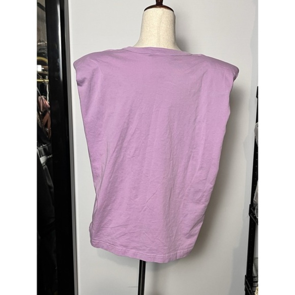 Farm Rio Women's Going Bananas Padded Shoulder Muscle Tee Size M - Picture 5 of 8